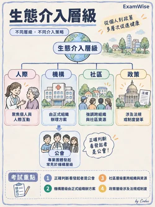 職治 - 服務場域與健康促進 - AI 圖文解析預覽