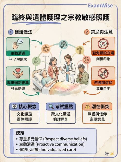 護理師 - 臨終與哀傷護理 - AI 圖文解析預覽