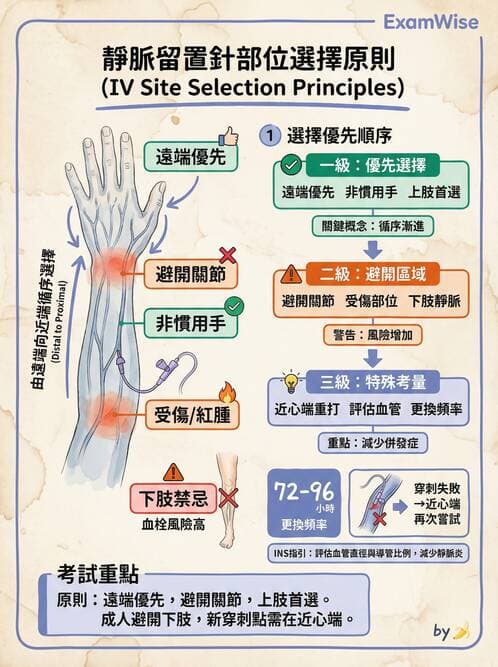 護理師 - 靜脈輸液與電解質平衡 - AI 圖文解析預覽