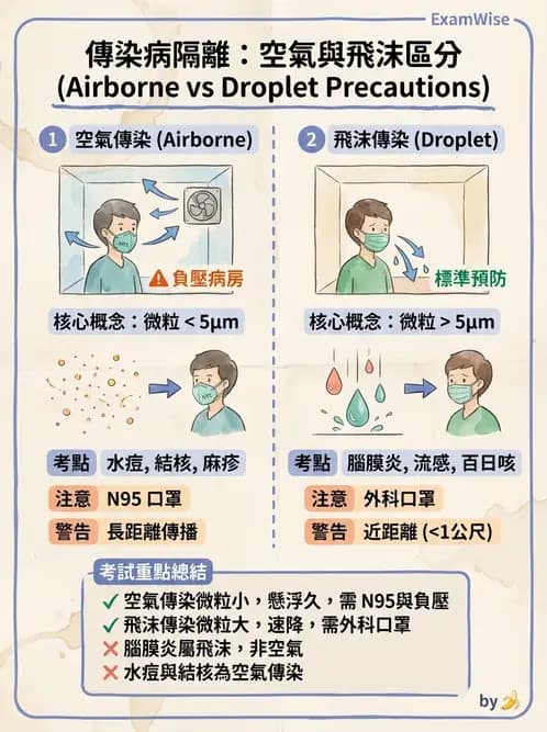 護理師 - 無菌消毒與感染控制 - AI 圖文解析預覽