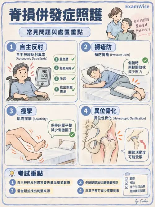 職治 - 脊髓損傷 - AI 圖文解析預覽
