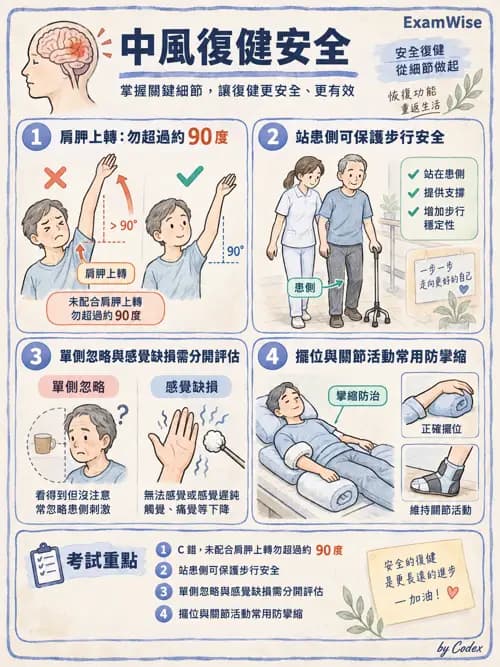 職治 - 腦中風與腦外傷 - AI 圖文解析預覽