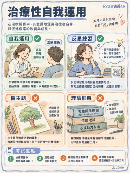 職治 - 心理動力、人本與治療關係 - AI 圖文解析預覽