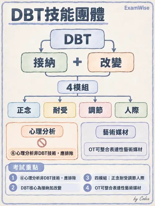 職治 - 團體類型與治療關係 - AI 圖文解析預覽