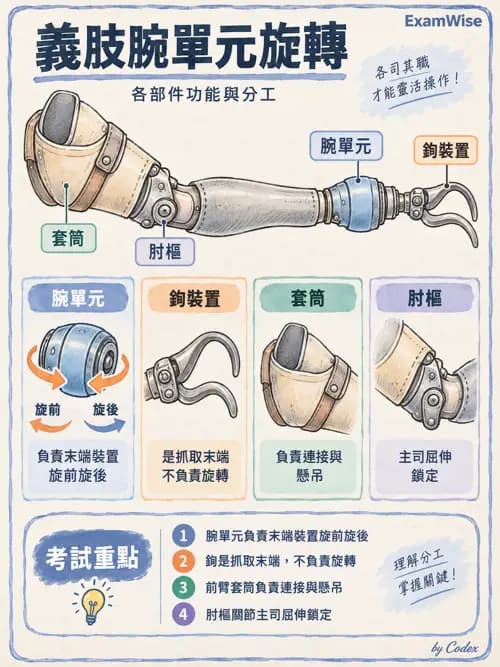 職治 - 義肢與截肢 - AI 圖文解析預覽