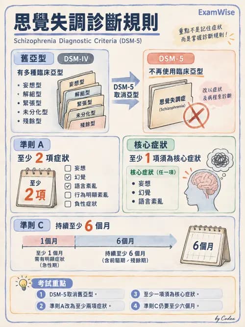 職治 - 思覺失調與情緒障礙 - AI 圖文解析預覽