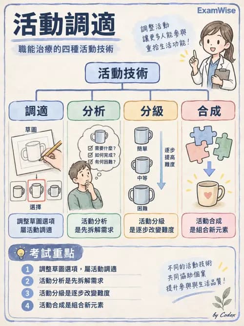 職治 - 活動分級與調適 - AI 圖文解析預覽