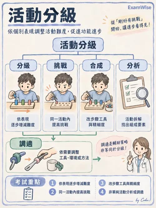 職治 - 活動分級與調適 - AI 圖文解析預覽