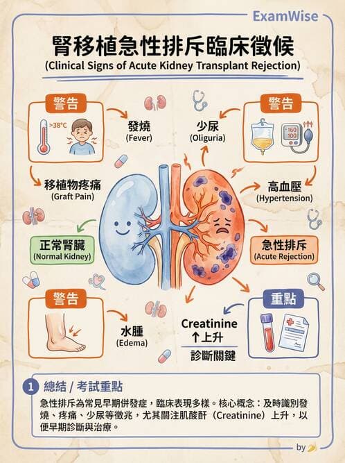 護理師 - 器官移植與AIDS - AI 圖文解析預覽
