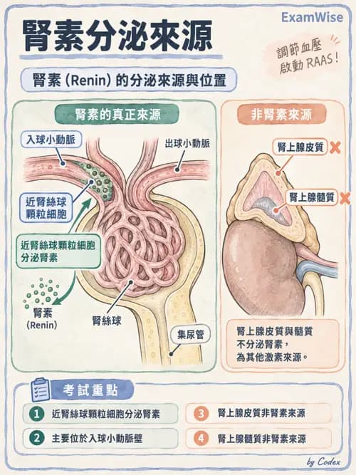 職治 - 腎臟、體液與酸鹼生理 - AI 圖文解析預覽