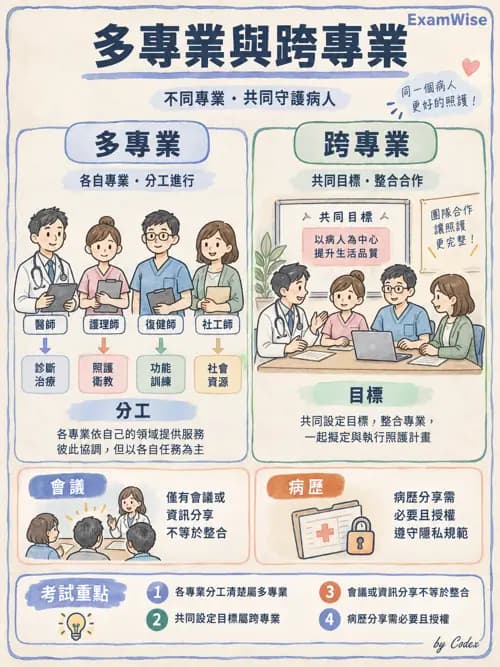 職治 - 服務場域與健康促進 - AI 圖文解析預覽