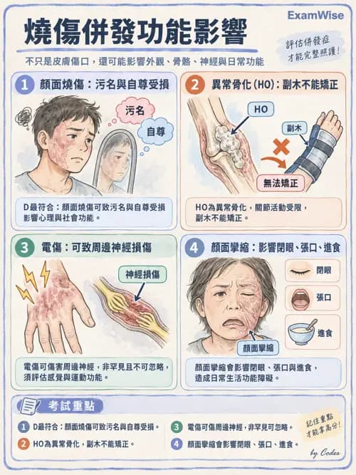 職治 - 心肺疾病、燒燙傷與癌症 - AI 圖文解析預覽
