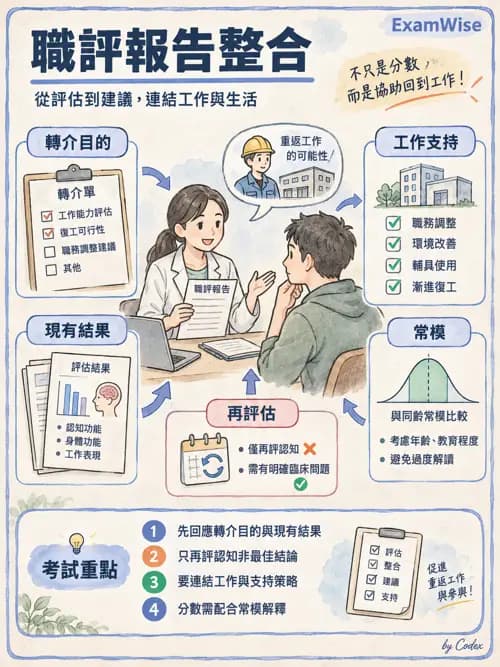 職治 - 職業評量與功能性能力評估 - AI 圖文解析預覽