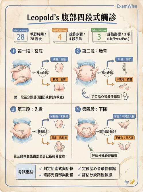 護理師 - 胎兒發育與監測評估 - AI 圖文解析預覽