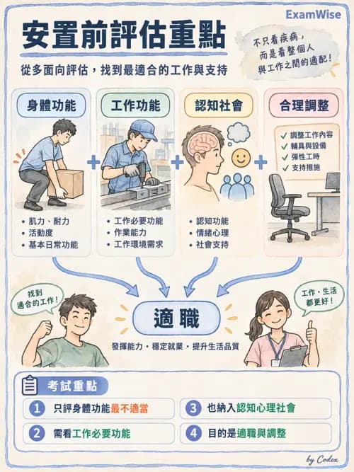 職治 - 職業評量與功能性能力評估 - AI 圖文解析預覽