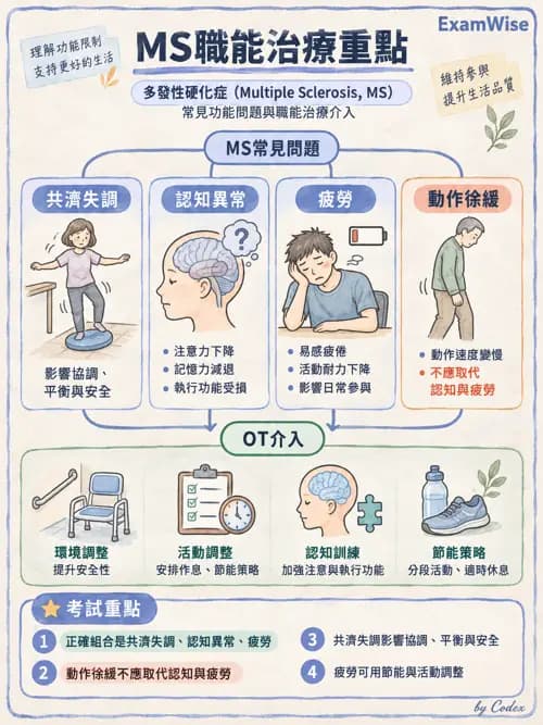 職治 - 神經退化與神經肌肉疾病 - AI 圖文解析預覽