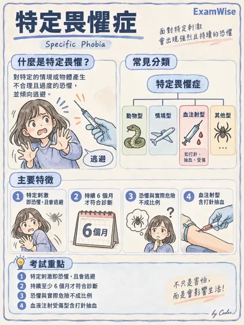 職治 - 焦慮、人格與其他精神疾患 - AI 圖文解析預覽