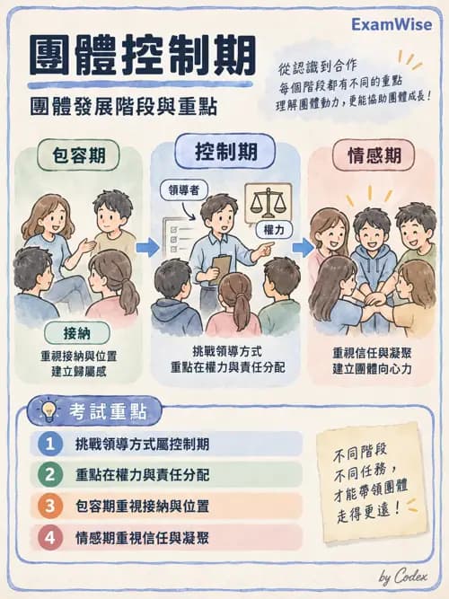 職治 - 團體發展與領導 - AI 圖文解析預覽