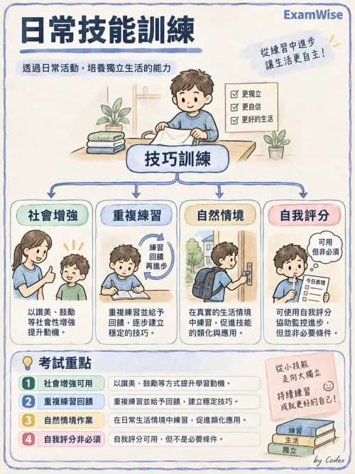 職治 - 日常生活與生活技能 - AI 圖文解析預覽
