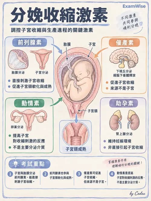 職治 - 內分泌與生殖生理 - AI 圖文解析預覽