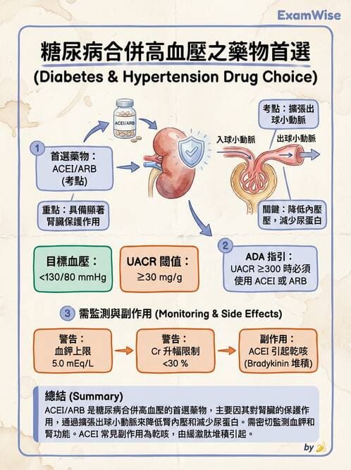 護理師 - 抗高血壓與血管藥物 - AI 圖文解析預覽