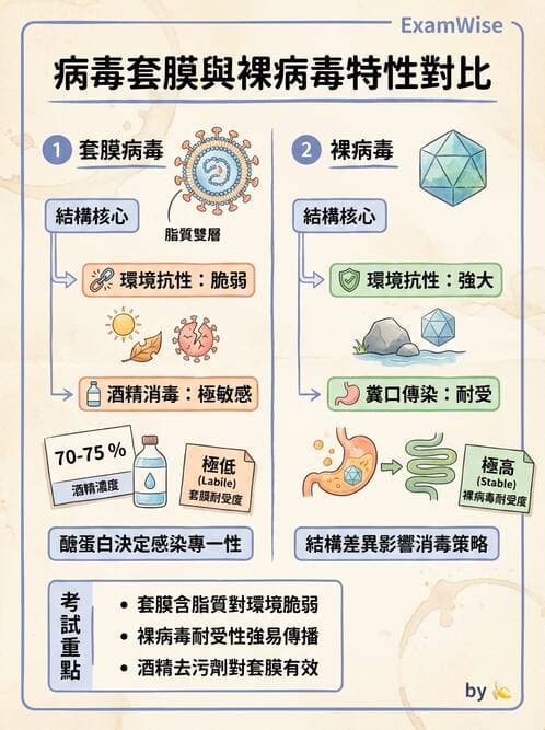 護理師 - DNA 病毒與肝炎病毒 - AI 圖文解析預覽