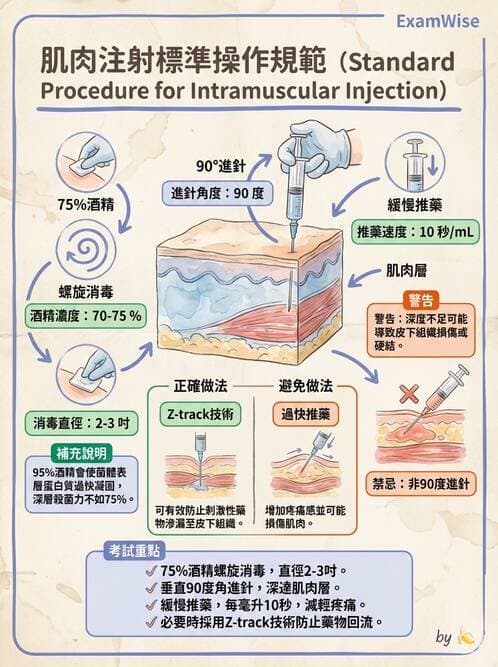 護理師 - 注射技術 - AI 圖文解析預覽