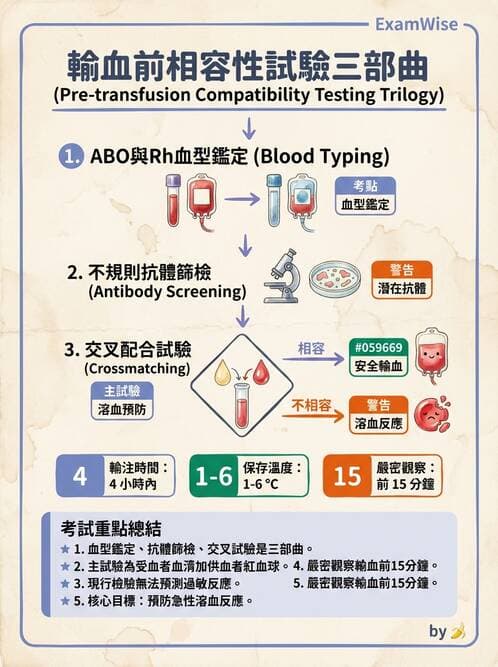 護理師 - 輸血與藥物計算 - AI 圖文解析預覽