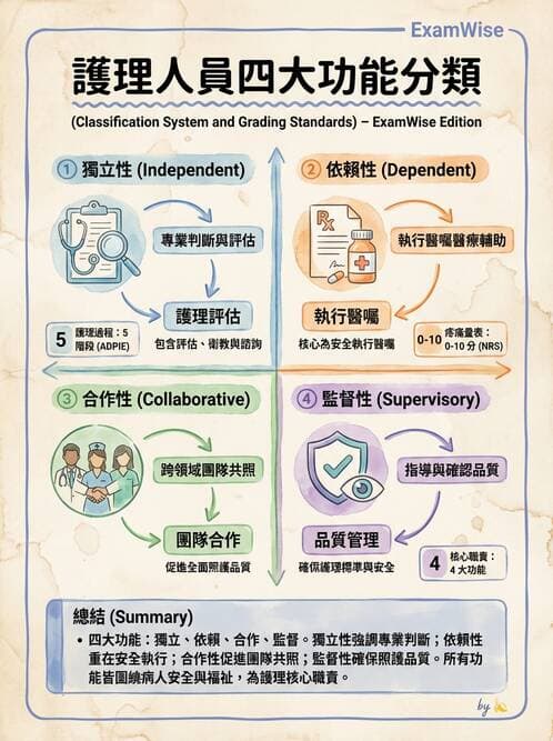 護理師 - 護理過程(評估至評值) - AI 圖文解析預覽