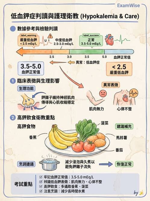 護理師 - 靜脈輸液與電解質平衡 - AI 圖文解析預覽