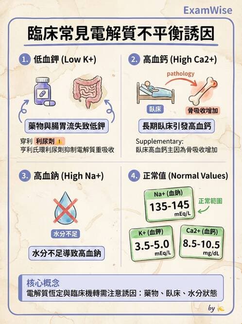 護理師 - 靜脈輸液與電解質平衡 - AI 圖文解析預覽