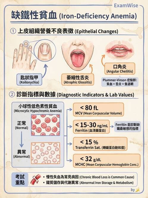 護理師 - 貧血與凝血疾病 - AI 圖文解析預覽