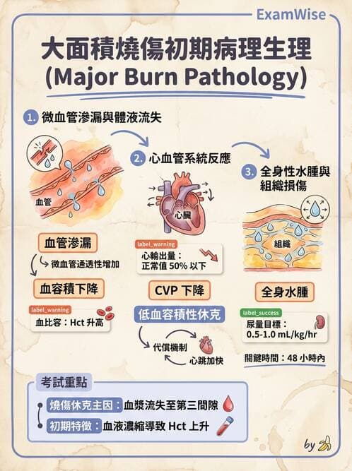 護理師 - 燒傷護理 - AI 圖文解析預覽