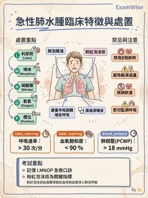 護理師 - 呼吸衰竭與胸腔護理 - AI 圖文解析預覽