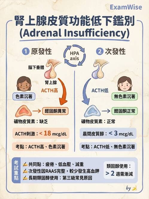 護理師 - 腎上腺與腦下垂體疾病 - AI 圖文解析預覽