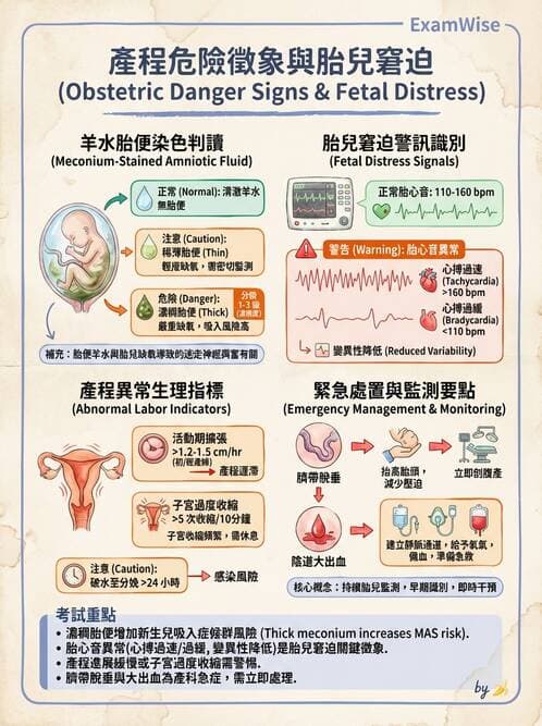 護理師 - 產程機轉與待產護理 - AI 圖文解析預覽