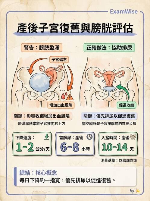 護理師 - 產後生理恢復與護理 - AI 圖文解析預覽