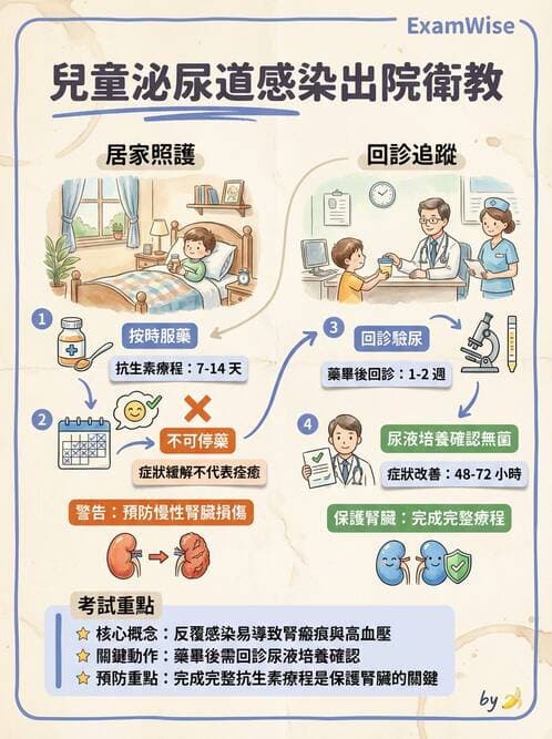 護理師 - 兒童泌尿系統疾病 - AI 圖文解析預覽