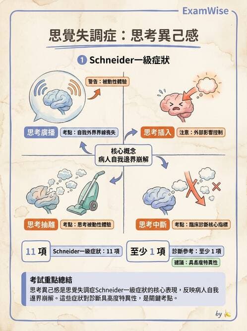 護理師 - 情感與思覺障礙綜合評估 - AI 圖文解析預覽