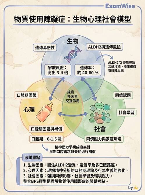 護理師 - 物質相關與成癮障礙 - AI 圖文解析預覽