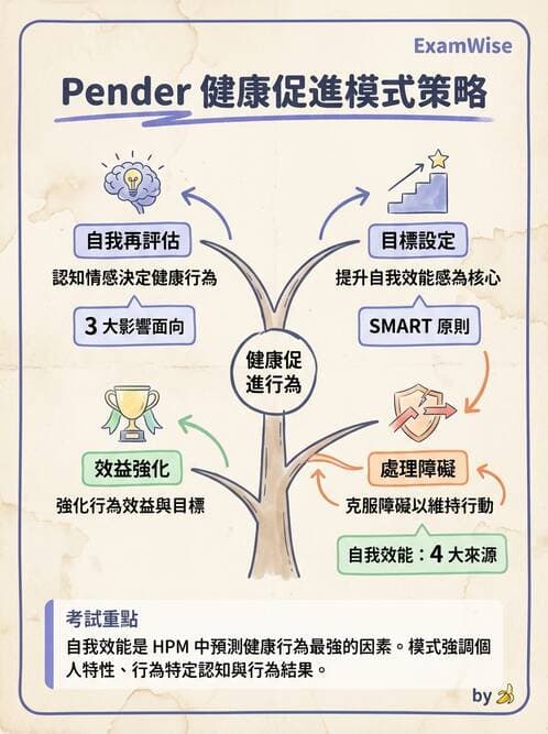 護理師 - 健康促進理論與模式 - AI 圖文解析預覽