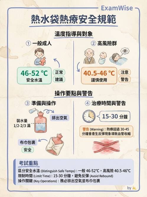 護理師 - 冷熱療法 - AI 圖文解析預覽