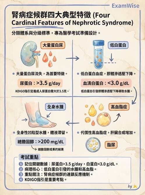 護理師 - 腎炎、腎衰竭與慢性腎臟病 - AI 圖文解析預覽