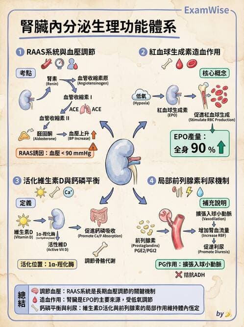 護理師 - 腎炎、腎衰竭與慢性腎臟病 - AI 圖文解析預覽