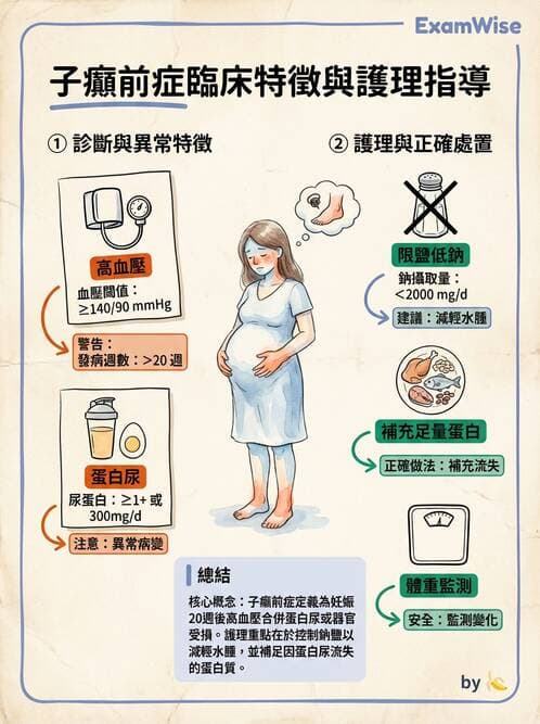 護理師 - 孕期營養心理與衛生政策 - AI 圖文解析預覽