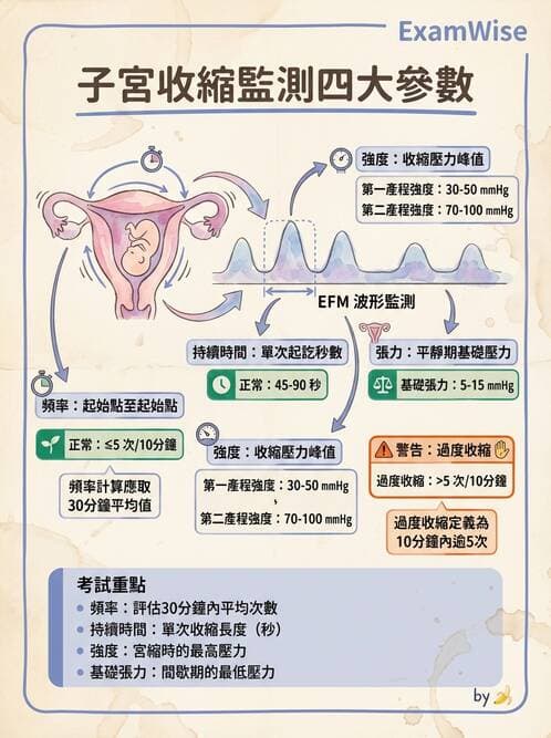 護理師 - 產程機轉與待產護理 - AI 圖文解析預覽