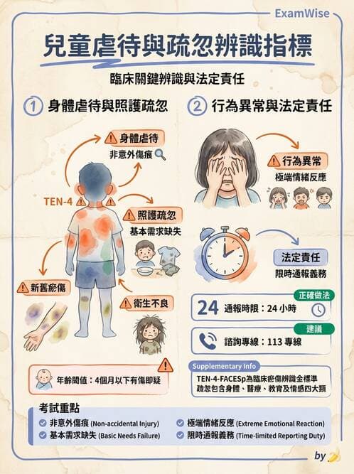 護理師 - 兒童心理與特殊照護 - AI 圖文解析預覽