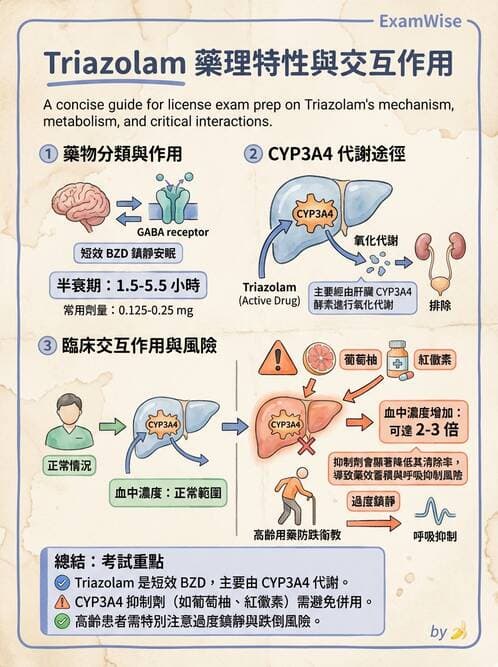 護理師 - 精神科藥物與生物治療 - AI 圖文解析預覽
