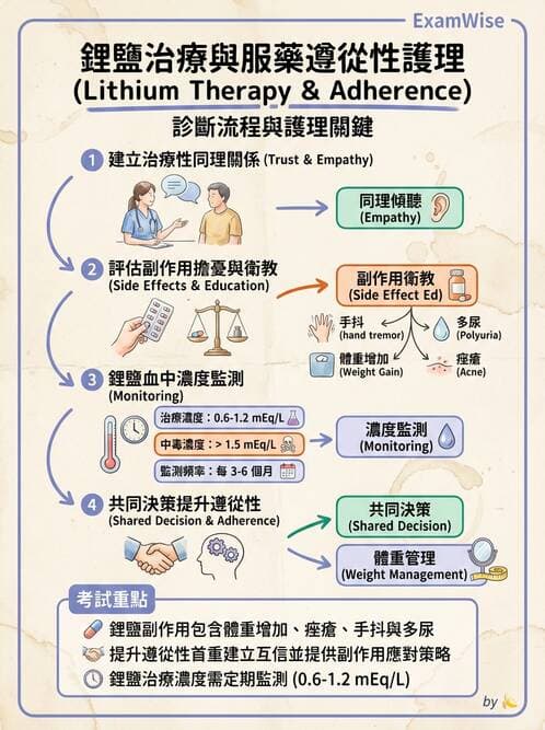 護理師 - 雙相情緒障礙護理 - AI 圖文解析預覽