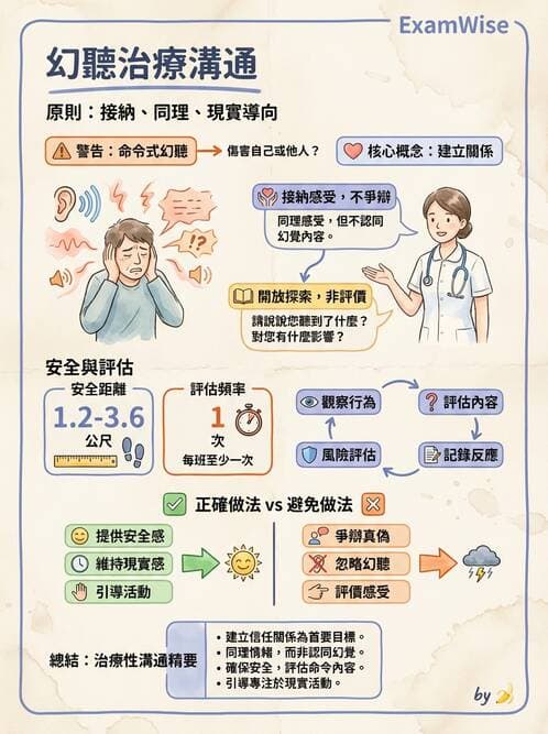 護理師 - 思覺失調症護理 - AI 圖文解析預覽